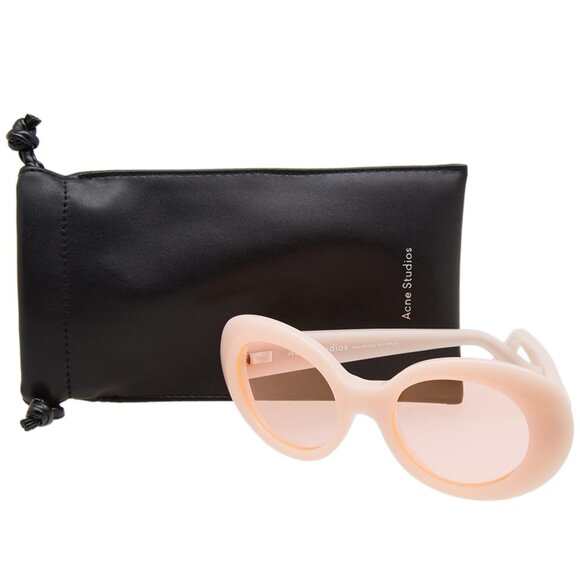 NEW AND RARE LAST PAIR OF ACNE STUDIOS PINK MUSTANG SUNGLASSES WITH PINK LENSES - Picture 4 of 15